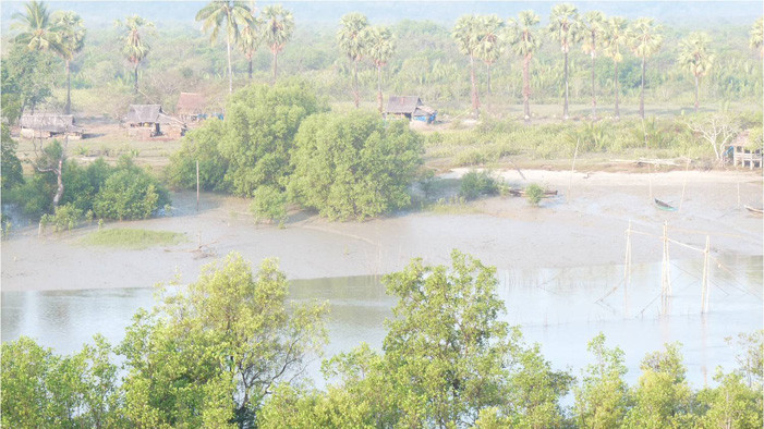Dorf in den Mangroven Dorf in den Mangroven